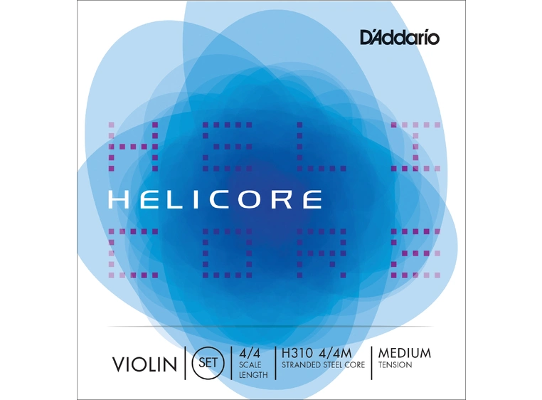 D'Addario H310 4/4M Helicore Violin Set 4/4 Medium 